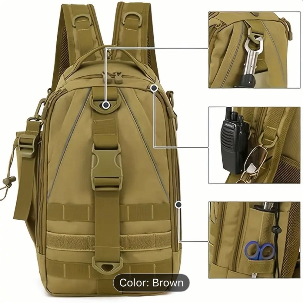 Durable Tan Backpack for Men